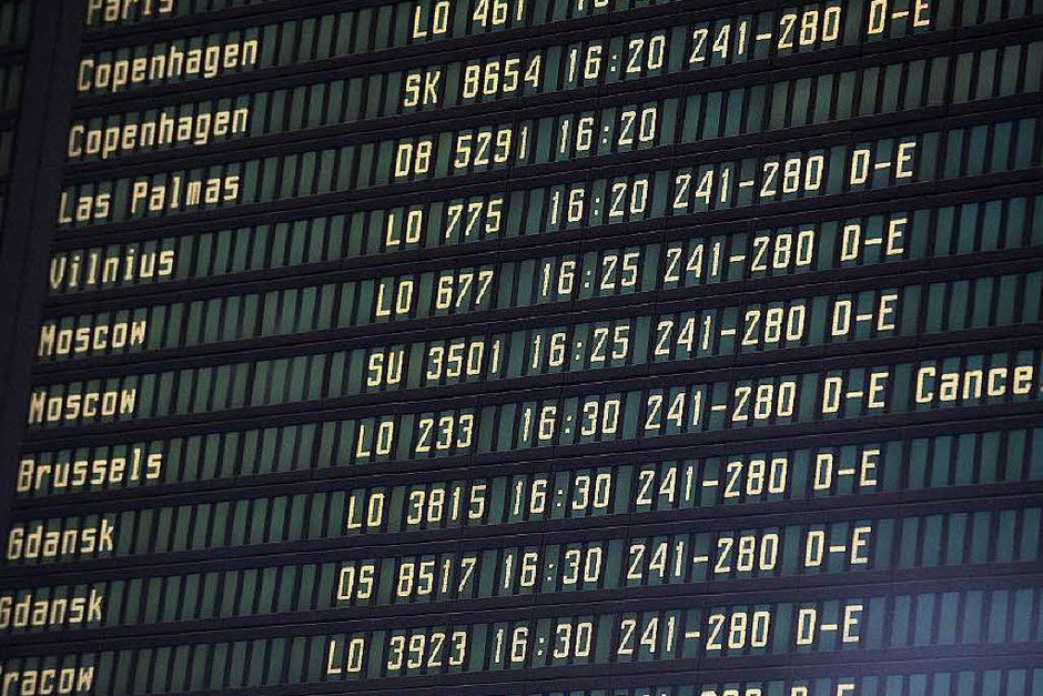 Der Flugverkehr wurde eingestellt. (Foto: dpa) Der Flugverkehr wurde eingestellt. (Foto: dpa)