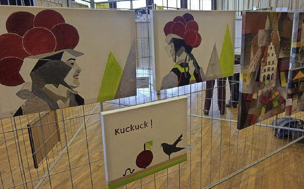 Kunst an Bauzäunen - Badische Zeitung