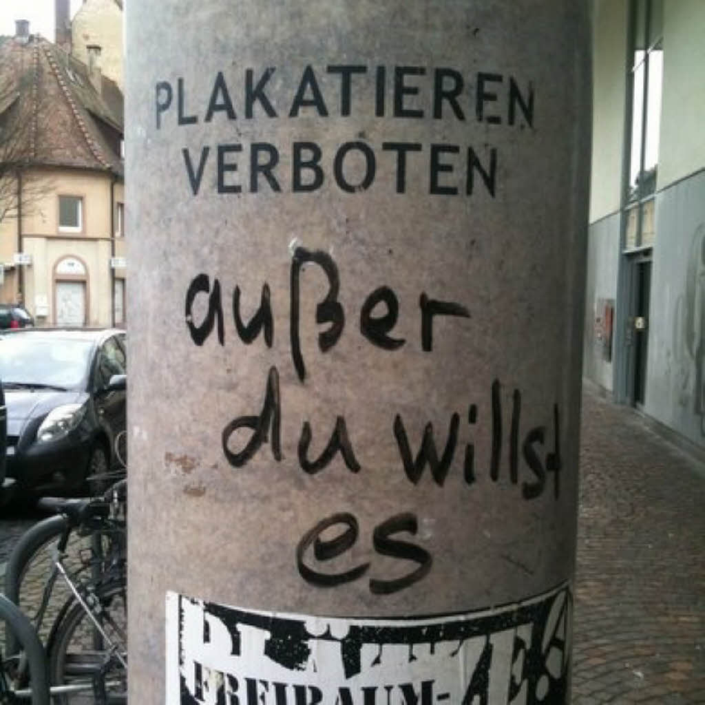 Wo Ein Wille Ist Ist Auch Ein Plakat Detailverliebtheiten Fudder