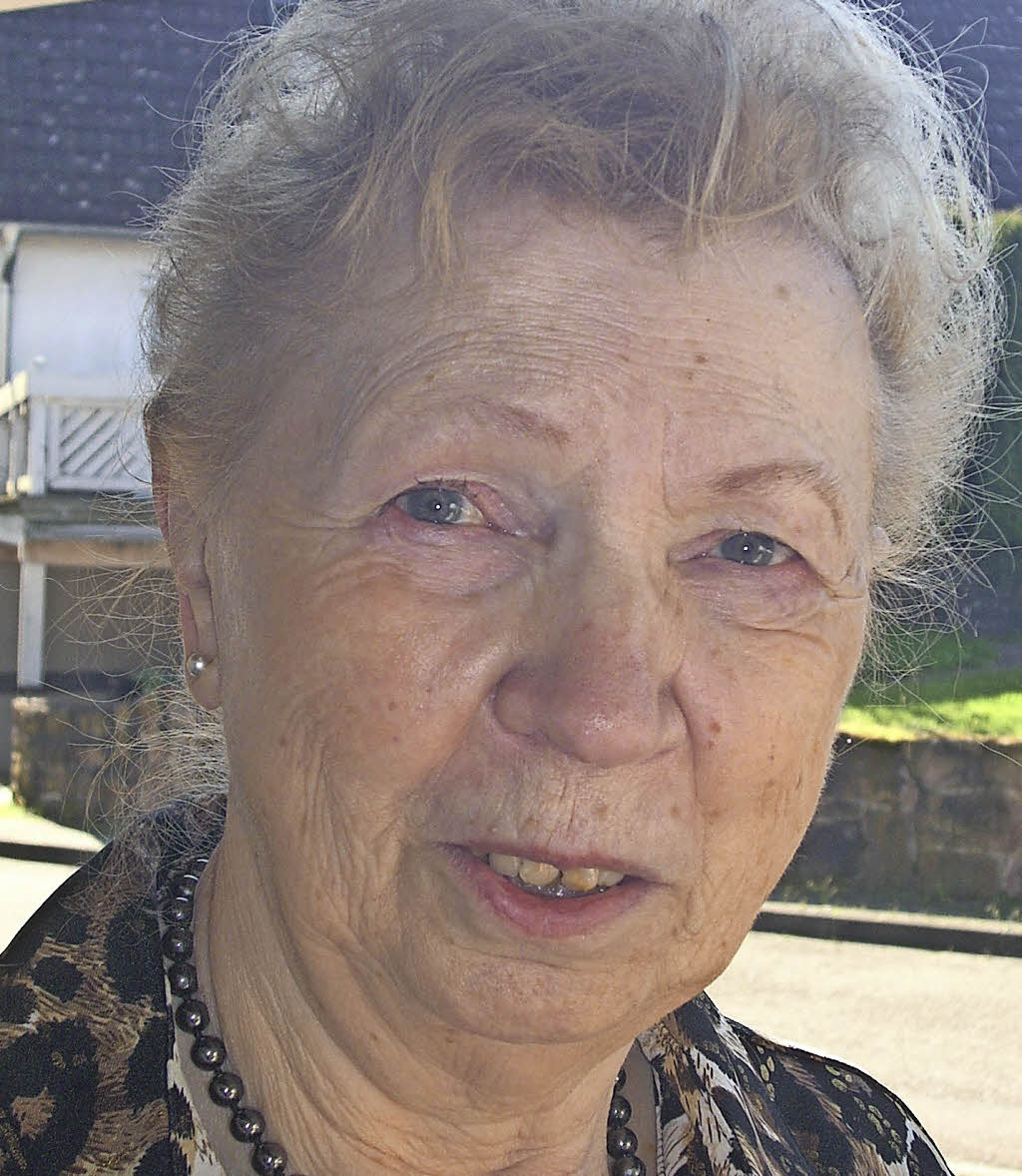 Alma Müller feierte ihren 80. Geburtstag. Foto: I. Bär