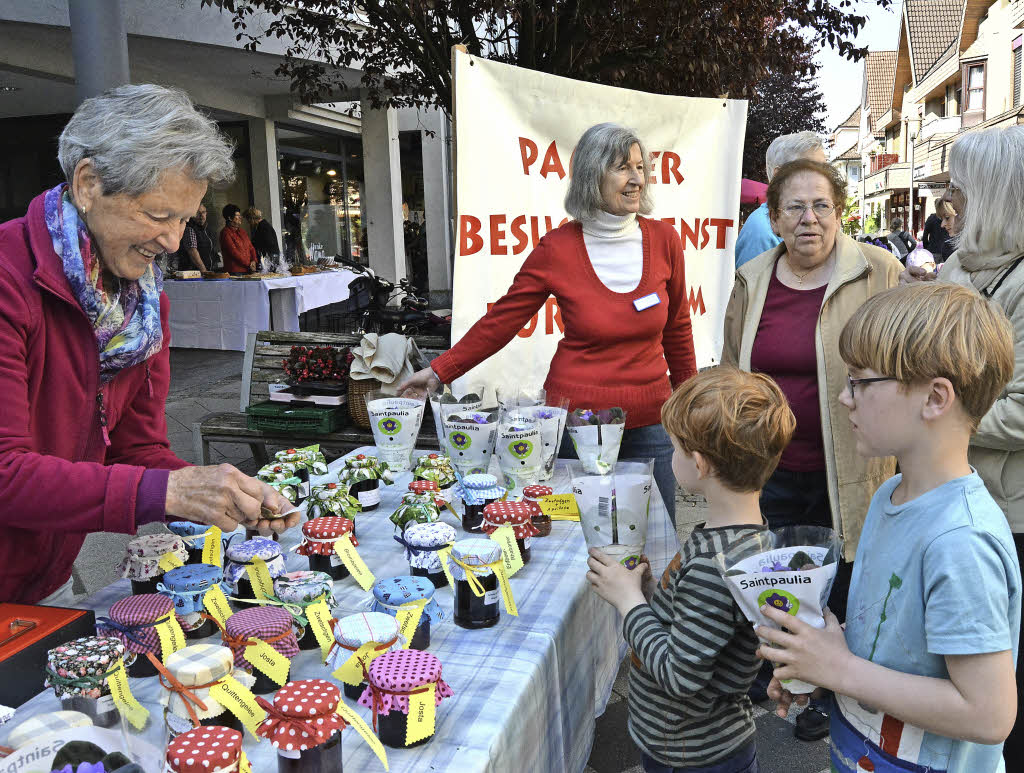 Süße Werbung für den Besuchsdienst - Badische Zeitung