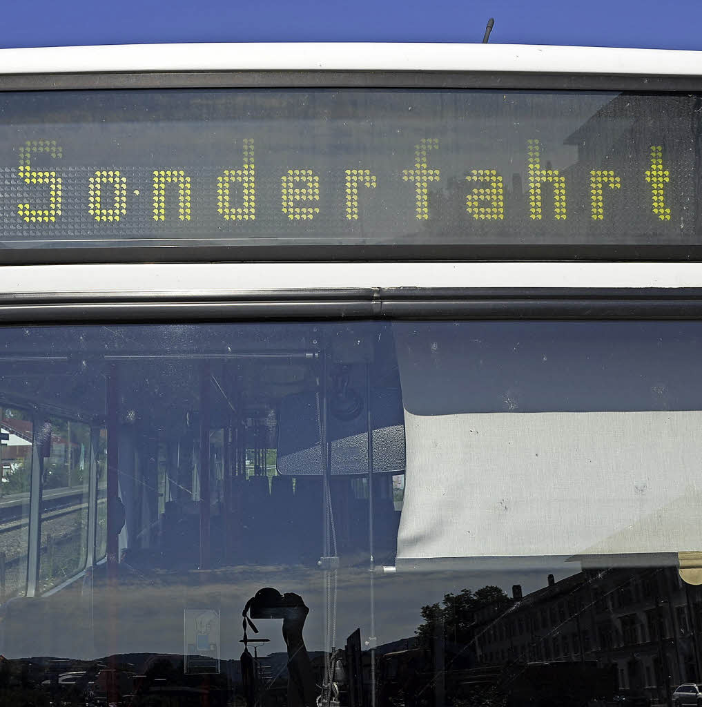 Bus statt Bahn an Pfingsten Kreis Lörrach Badische Zeitung