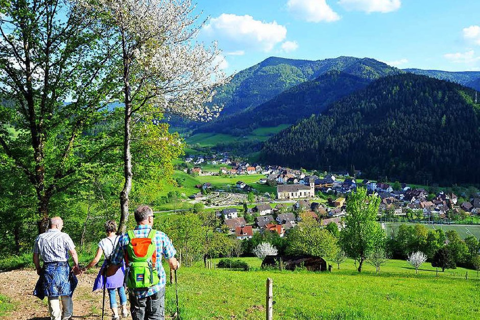 Ein Gipfeltreffen der Wanderfreunde bei Kaiserwetter auf dem Hörnleberg (Foto: Horst Dauenhauer) Ein Gipfeltreffen der Wanderfreunde bei Kaiserwetter auf dem Hörnleberg (Foto: Horst Dauenhauer)