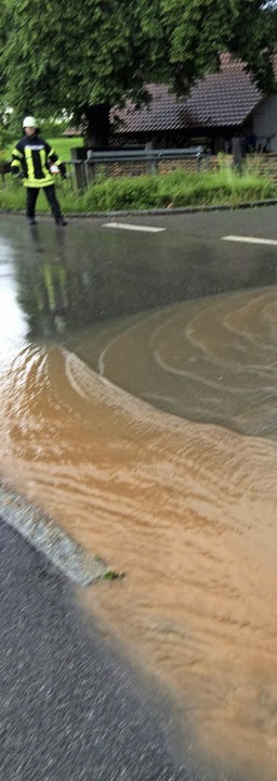 Land unter in der Talstraße Steinen Badische Zeitung