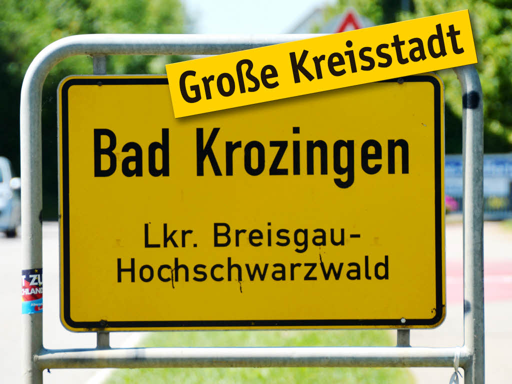 Bad Krozingen will Große Kreisstadt werden - Antrag gestellt - Badische Zeitung
