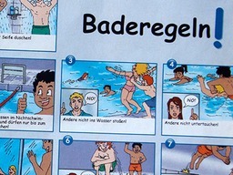 Lahr: Baderegeln als Comic