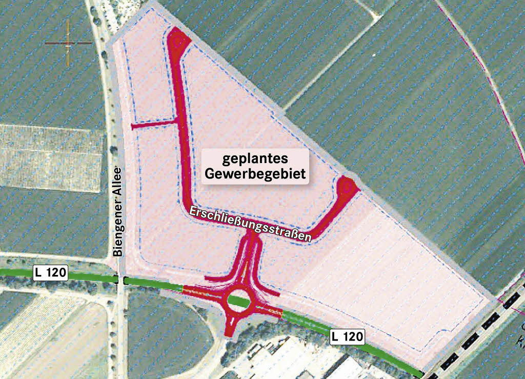 Auf dem Weg zum neuen Gewerbegebiet - Badische Zeitung