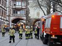 Feuerwehreinsatz in der Kaiser-Joseph-Straße Feuerwehreinsatz in der Kaiser-Joseph-Straße