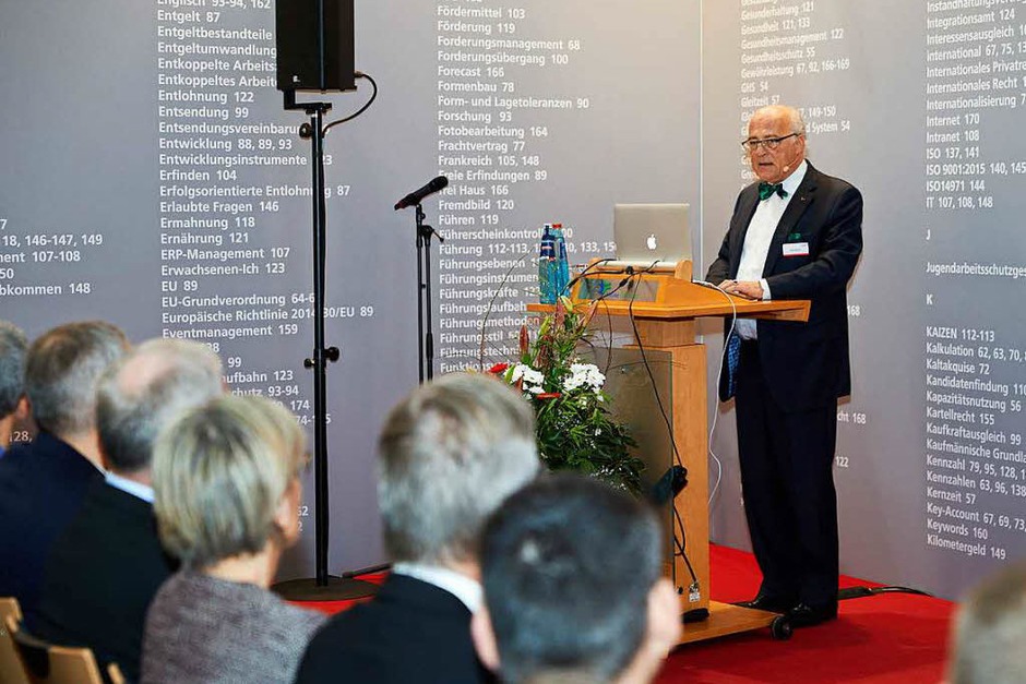 WVIB-Präsident Klaus Endress bei seiner Rede (Foto: WVIB) WVIB-Präsident Klaus Endress bei seiner Rede (Foto: WVIB)