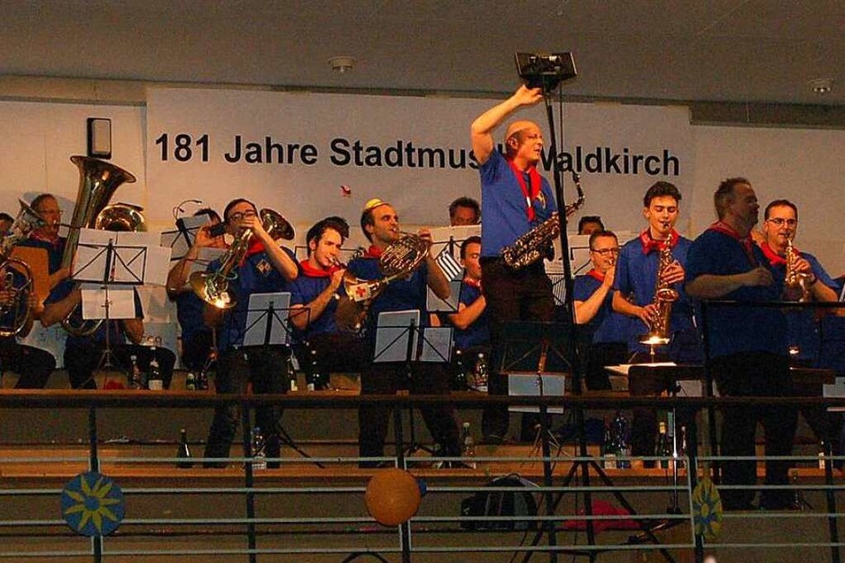 Auf der Empore spielte die Stadtmusik (Foto: Christian Ringwald) Auf der Empore spielte die Stadtmusik (Foto: Christian Ringwald)