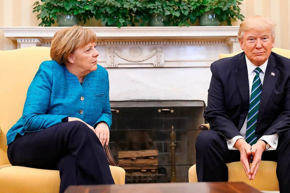 Merkel und Trump im Oval Office. (Foto: dpa) Merkel und Trump im Oval Office. (Foto: dpa)