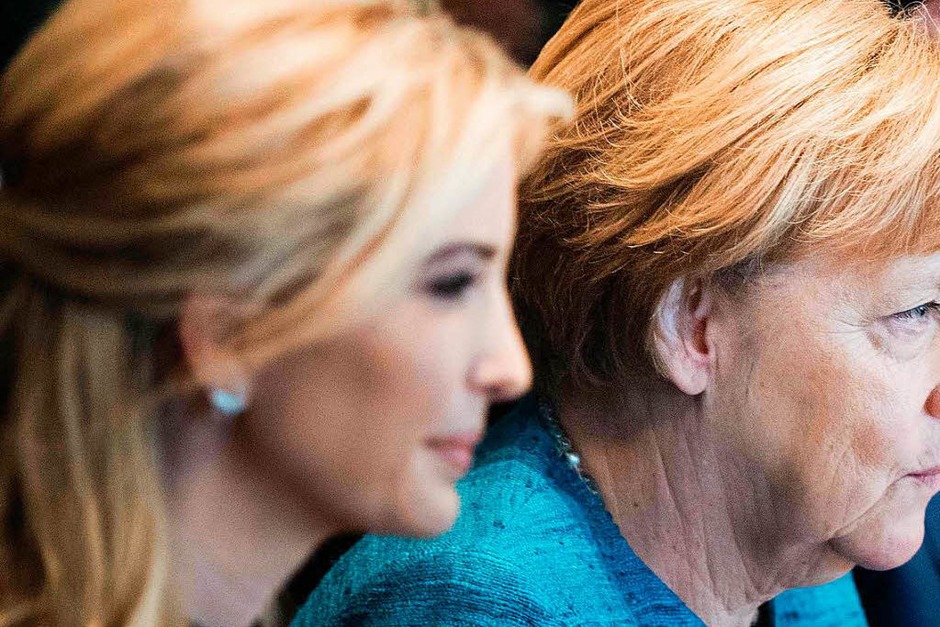 Angela Merkel und Ivanka Trump. (Foto: AFP) Angela Merkel und Ivanka Trump. (Foto: AFP)