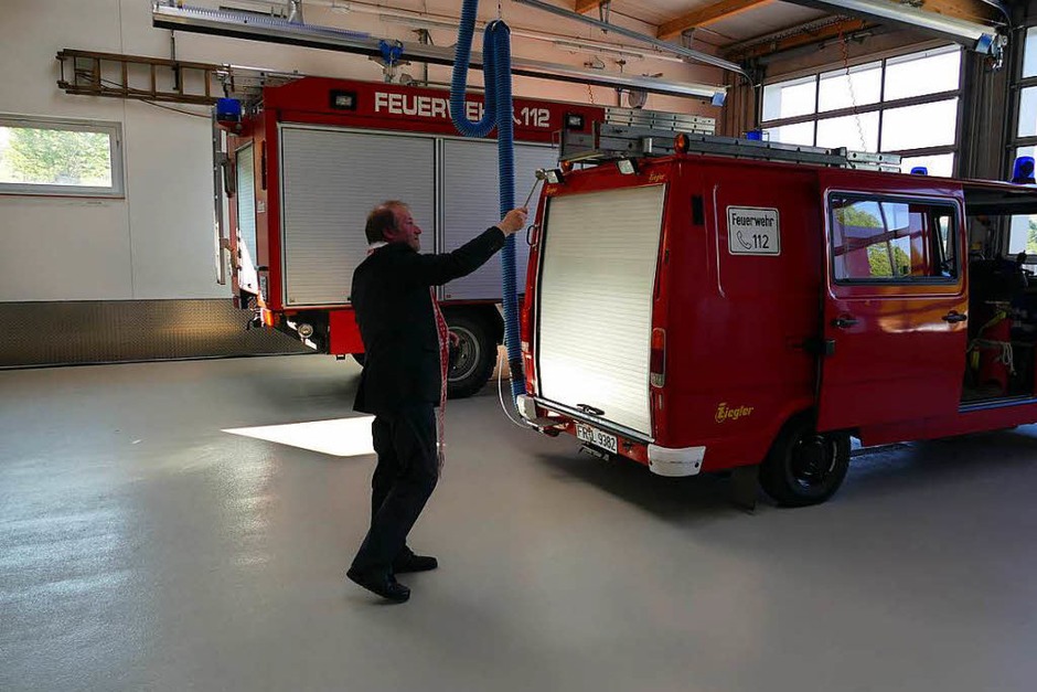 Mit einem Festwochenende wurde das neue Feuerwehrhaus in Pfaffenweiler gefeiert. (Foto: Nikola Vogt) Mit einem Festwochenende wurde das neue Feuerwehrhaus in Pfaffenweiler gefeiert. (Foto: Nikola Vogt)