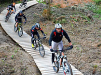 Hexenwald-Trailpark für Mountainbiker eröffnet in Kirchzarten Hexenwald-Trailpark für Mountainbiker eröffnet in Kirchzarten