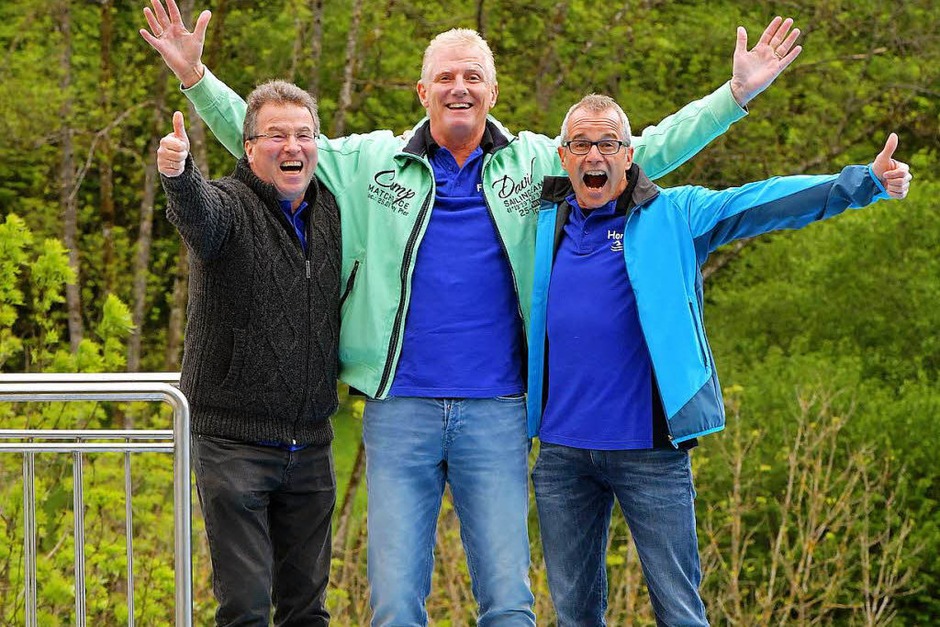 Das Vorstandstrio der Schwimmfreunde Stühlingen (Foto: Wolfgang Scheu) Das Vorstandstrio der Schwimmfreunde Stühlingen (Foto: Wolfgang Scheu)