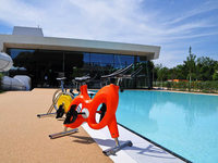 Freizeitbad Stegermatt steht kurz vor Einweihung Freizeitbad Stegermatt steht kurz vor Einweihung