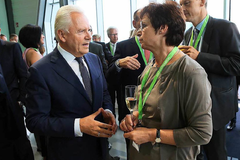 Rüdiger Grube und Oberbürgermeister Edith Schreiner (Foto: Christoph Breithaupt) Rüdiger Grube und Oberbürgermeister Edith Schreiner (Foto: Christoph Breithaupt)