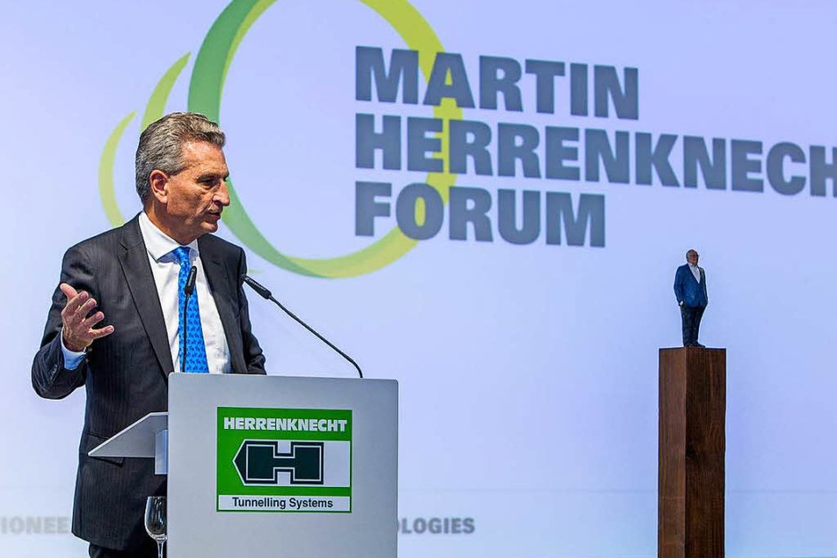 Günther Oettinger (Foto: Herrenknecht AG ) Günther Oettinger (Foto: Herrenknecht AG )