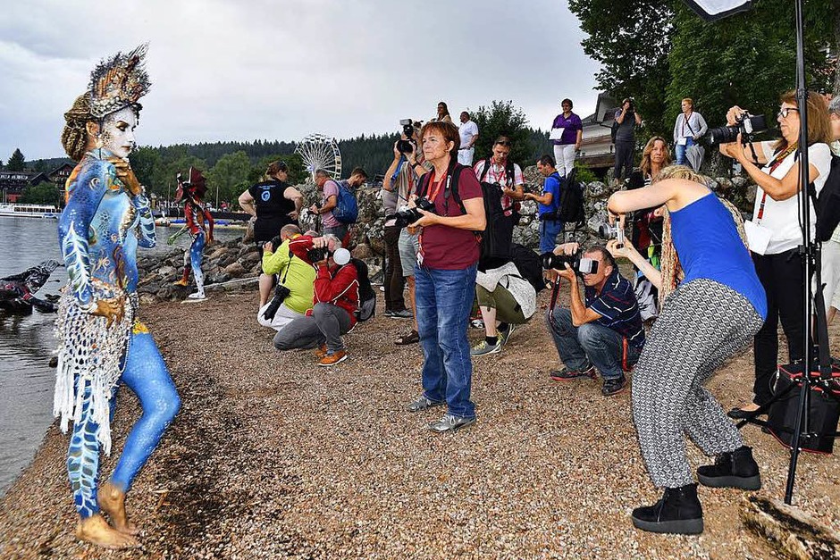 Bodypainting-Festival am Titisee. (Foto: Philippe Thines) Bodypainting-Festival am Titisee. (Foto: Philippe Thines)