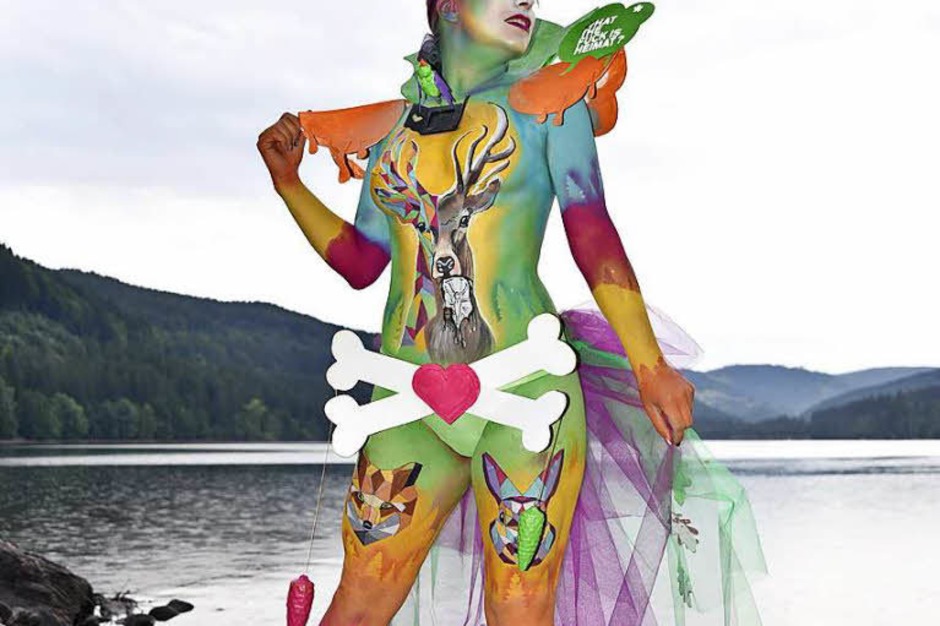 Bodypainting-Festival am Titisee. (Foto: Philippe Thines) Bodypainting-Festival am Titisee. (Foto: Philippe Thines)