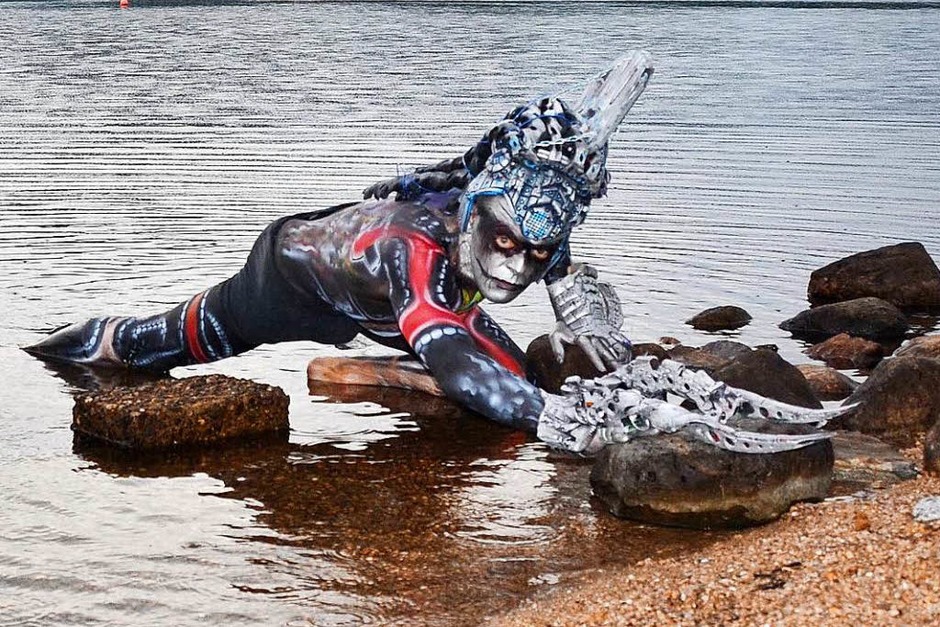 Bodypainting-Festival am Titisee. (Foto: Philippe Thines) Bodypainting-Festival am Titisee. (Foto: Philippe Thines)