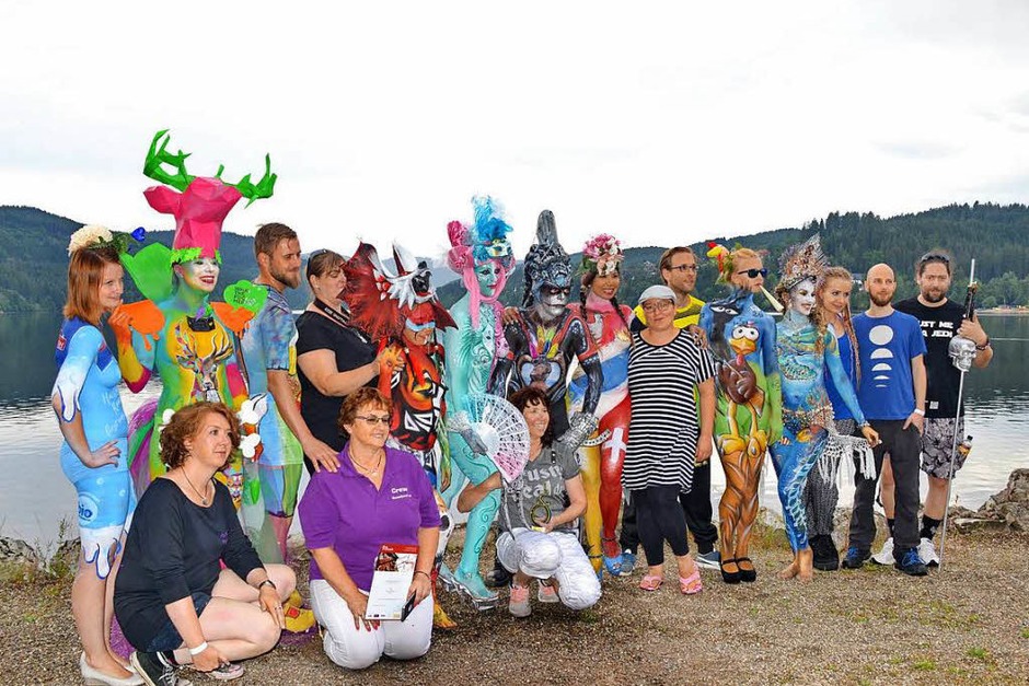 Bodypainting-Festival am Titisee. (Foto: Philippe Thines) Bodypainting-Festival am Titisee. (Foto: Philippe Thines)