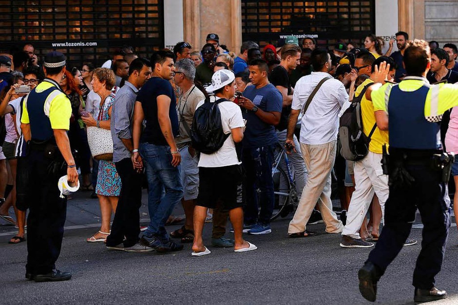 Auf Barcelonas Flaniermeile Las Ramblas hat es einen Terroranschlag gegeben. (Foto: AFP) Auf Barcelonas Flaniermeile Las Ramblas hat es einen Terroranschlag gegeben. (Foto: AFP)