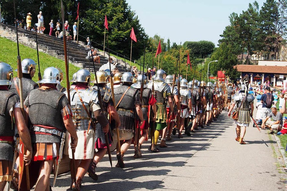 Die Legionäre unterwegs (Foto: Boris Burkhardt) Die Legionäre unterwegs (Foto: Boris Burkhardt)