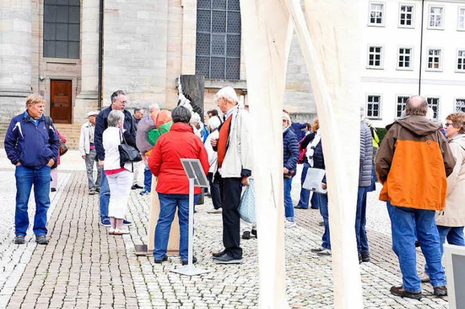 Eindrücke vom Abschlusswochenende des Bildhauersymposiums. (Foto: Claudia Renk) Eindrücke vom Abschlusswochenende des Bildhauersymposiums. (Foto: Claudia Renk)