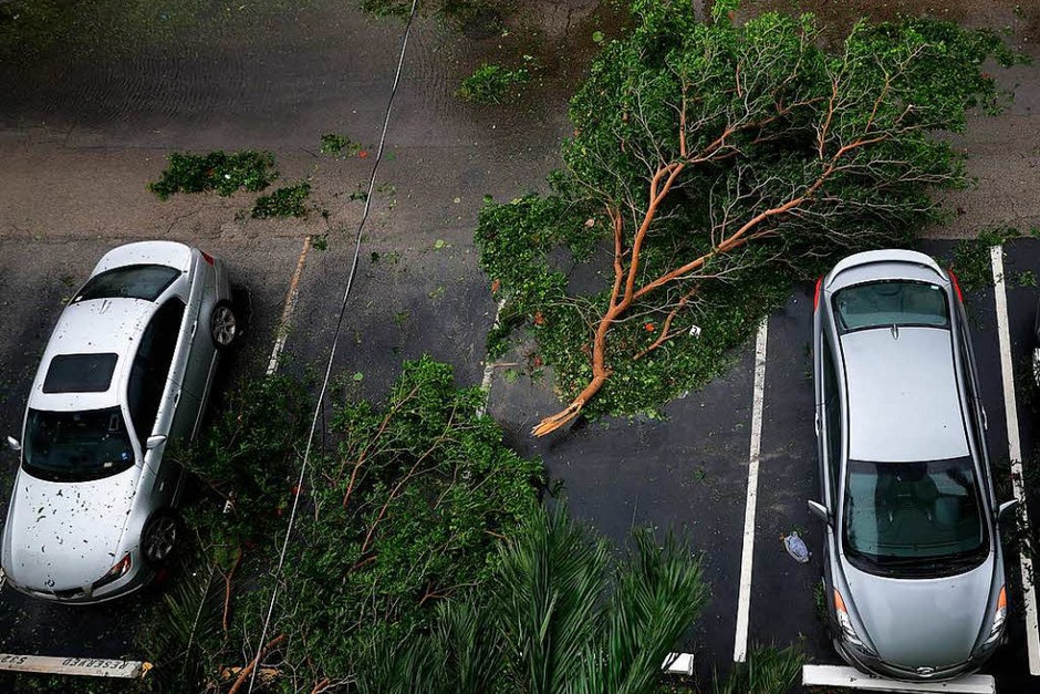 Hurrikan "Irma" stürmt mit voller Wucht durch Florida (Foto: AFP) Hurrikan "Irma" stürmt mit voller Wucht durch Florida (Foto: AFP)
