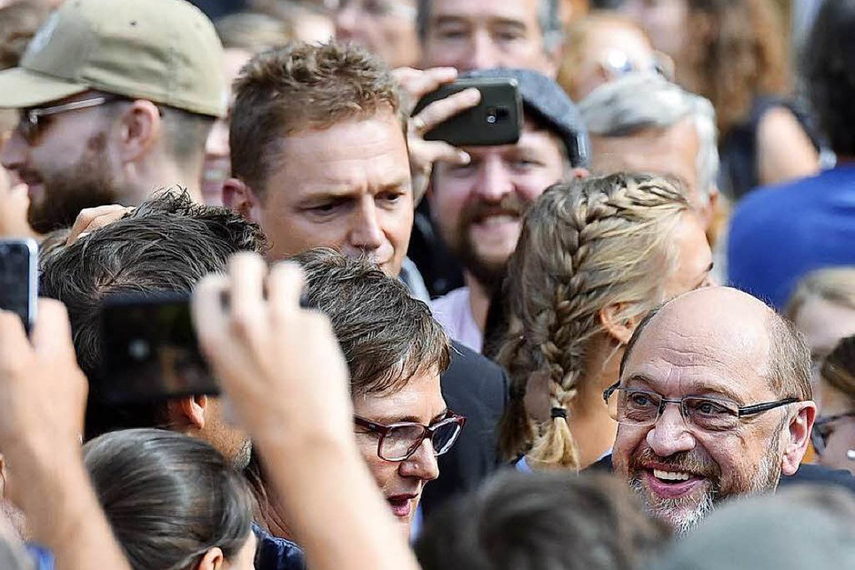 Wahlkampfauftritt von Martin Schulz (Foto: Thomas Kunz) Wahlkampfauftritt von Martin Schulz (Foto: Thomas Kunz)