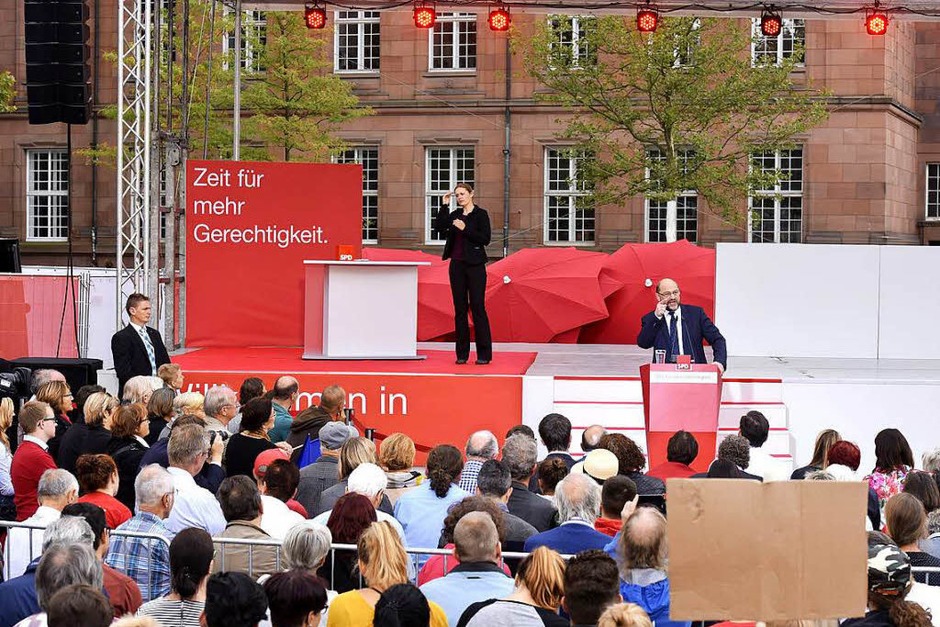 Wahlkampfauftritt von Martin Schulz (Foto: Thomas Kunz) Wahlkampfauftritt von Martin Schulz (Foto: Thomas Kunz)