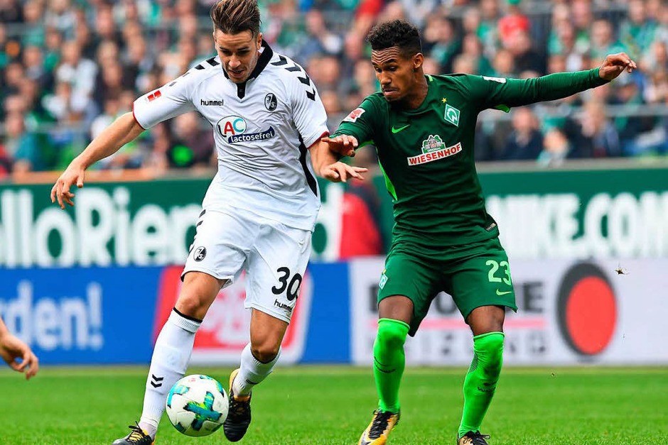 Kein durchkommen für beide Mannschaften: Bremen fehlte die Präzision, Freiburg in der zweiten Hälfte die Ideen. (Foto: dpa) Kein durchkommen für beide Mannschaften: Bremen fehlte die Präzision, Freiburg in der zweiten Hälfte die Ideen. (Foto: dpa)