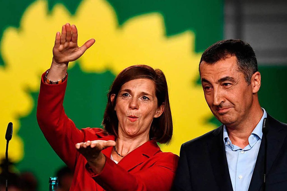 Die Spitzenkandidaten von Bündnis 90/Die Grünen: Cem Özdemir (r.) und Katrin Göring-Eckardt. (Foto: dpa) Die Spitzenkandidaten von Bündnis 90/Die Grünen: Cem Özdemir (r.) und Katrin Göring-Eckardt. (Foto: dpa)