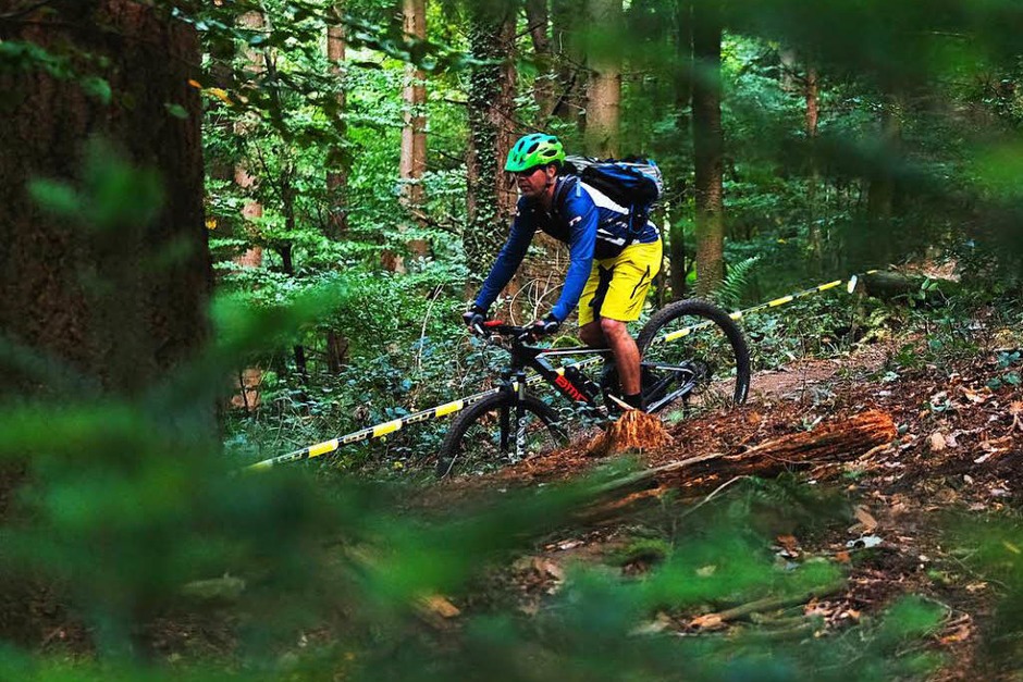 Mountainbiker im Freiburger Wald. (Foto: Miroslav Dakov) Mountainbiker im Freiburger Wald. (Foto: Miroslav Dakov)
