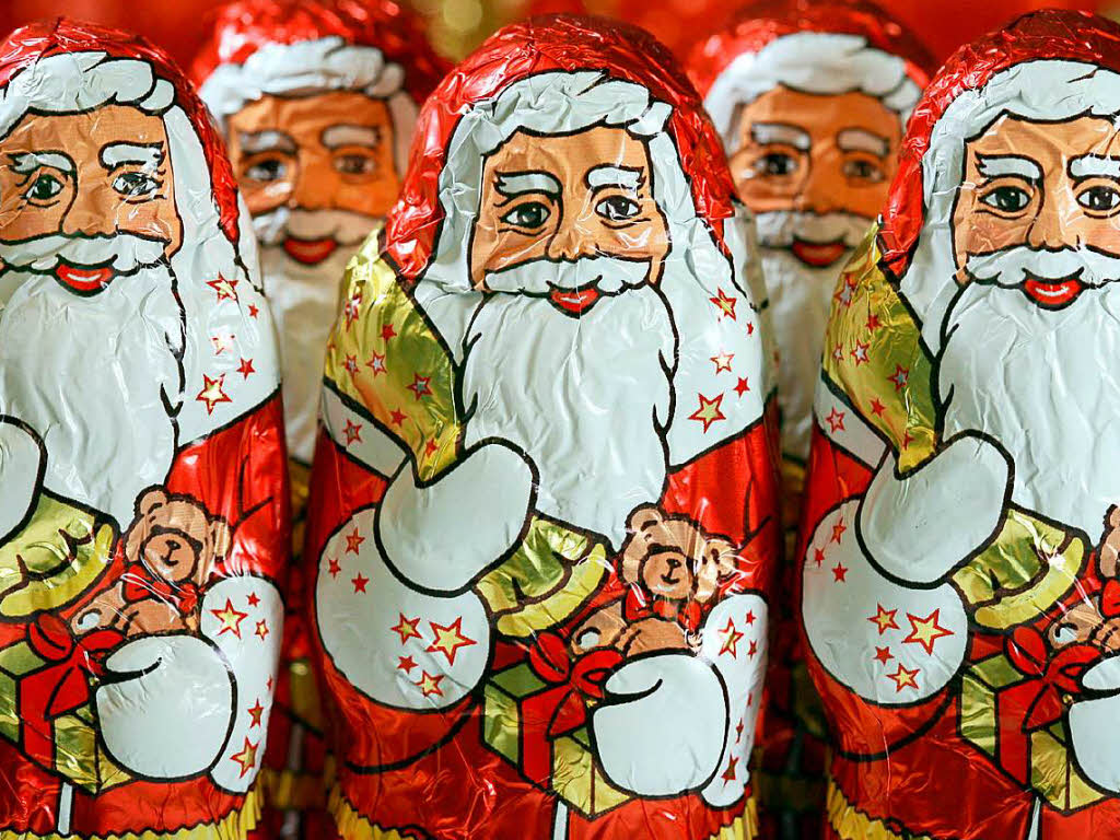 Chocolate santa