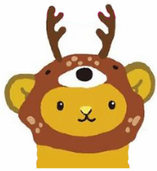 Ein Bär im Hirschkostüm soll in Japan vor Touristen am Steuer warnen Ein Bär im Hirschkostüm soll in Japan vor Touristen am Steuer warnen