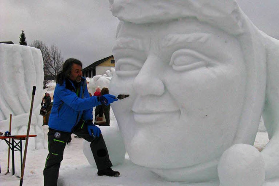 Fotos Schneeskulpturenfestival in Bernau 2018. (Foto: Ulrike Spiegelhalter) Fotos Schneeskulpturenfestival in Bernau 2018. (Foto: Ulrike Spiegelhalter)
