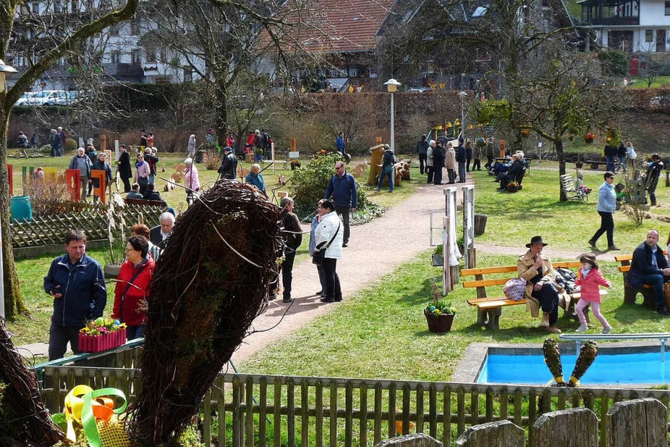 Reger Betrieb im Kurpark. (Foto: Roland Gutjahr) Reger Betrieb im Kurpark. (Foto: Roland Gutjahr)