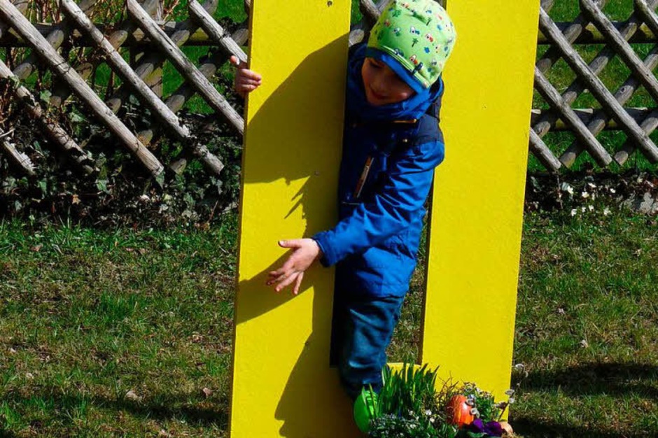 Durchs O vom Osterdorf passt nicht jeder durch. (Foto: Roland Gutjahr) Durchs O vom Osterdorf passt nicht jeder durch. (Foto: Roland Gutjahr)