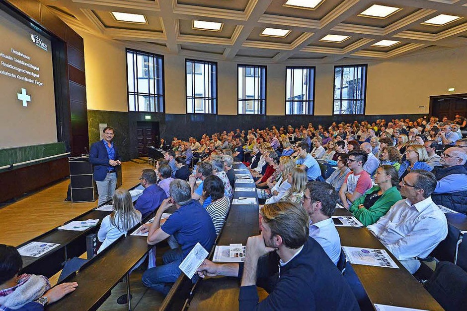 BZ-Wissensforum: Das Gehirn im Alltagsstress. (Foto: Michael Bamberger) BZ-Wissensforum: Das Gehirn im Alltagsstress. (Foto: Michael Bamberger)