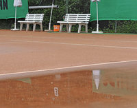 Tennis-Derby fällt ins Wasser Tennis-Derby fällt ins Wasser
