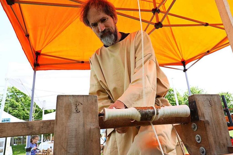 Musik, Theater, römische Köstlichkeiten und typische Handwerkskunst konnten die Besucher am Samstag auf der LGS erleben. (Foto: Christoph Breithaupt) Musik, Theater, römische Köstlichkeiten und typische Handwerkskunst konnten die Besucher am Samstag auf der LGS erleben. (Foto: Christoph Breithaupt)