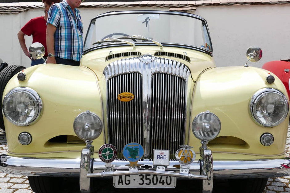 Daimler Conquest von 1956 (Foto: Hans-Peter Müller) Daimler Conquest von 1956 (Foto: Hans-Peter Müller)