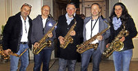 Saxophonquintett mit neuem Porgramm im Bistro Warm-up Saxophonquintett mit neuem Porgramm im Bistro Warm-up
