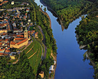 Radwandern an der tschechischen Elbe Radwandern an der tschechischen Elbe