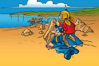 Ein aufregender Tag am Strand Ein aufregender Tag am Strand