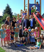 Kindergartenfreigelände ganz neu gestaltet Kindergartenfreigelände ganz neu gestaltet