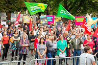 "Die Straße nicht den Rechten überlassen" – Demo in Stuttgart "Die Straße nicht den Rechten überlassen" – Demo in Stuttgart