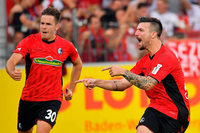 6 Tore, kein Sieger: Freiburg und Stuttgart trennen sich im Derby unentschieden 6 Tore, kein Sieger: Freiburg und Stuttgart trennen sich im Derby unentschieden